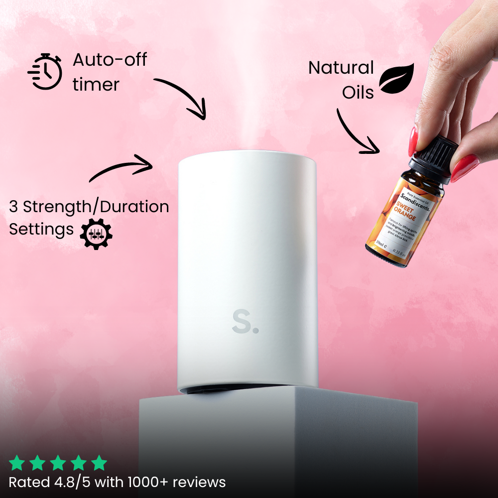 Halo Waterless Diffuser – Cordless Scented Oil Diffuser