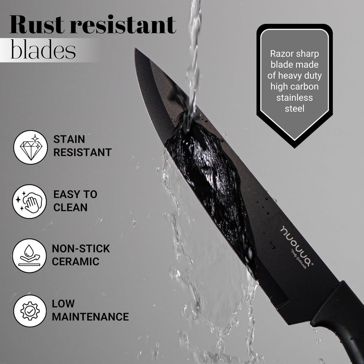 Kitchen Utensil & Knife Set – 17-Piece Set with Chopping Board