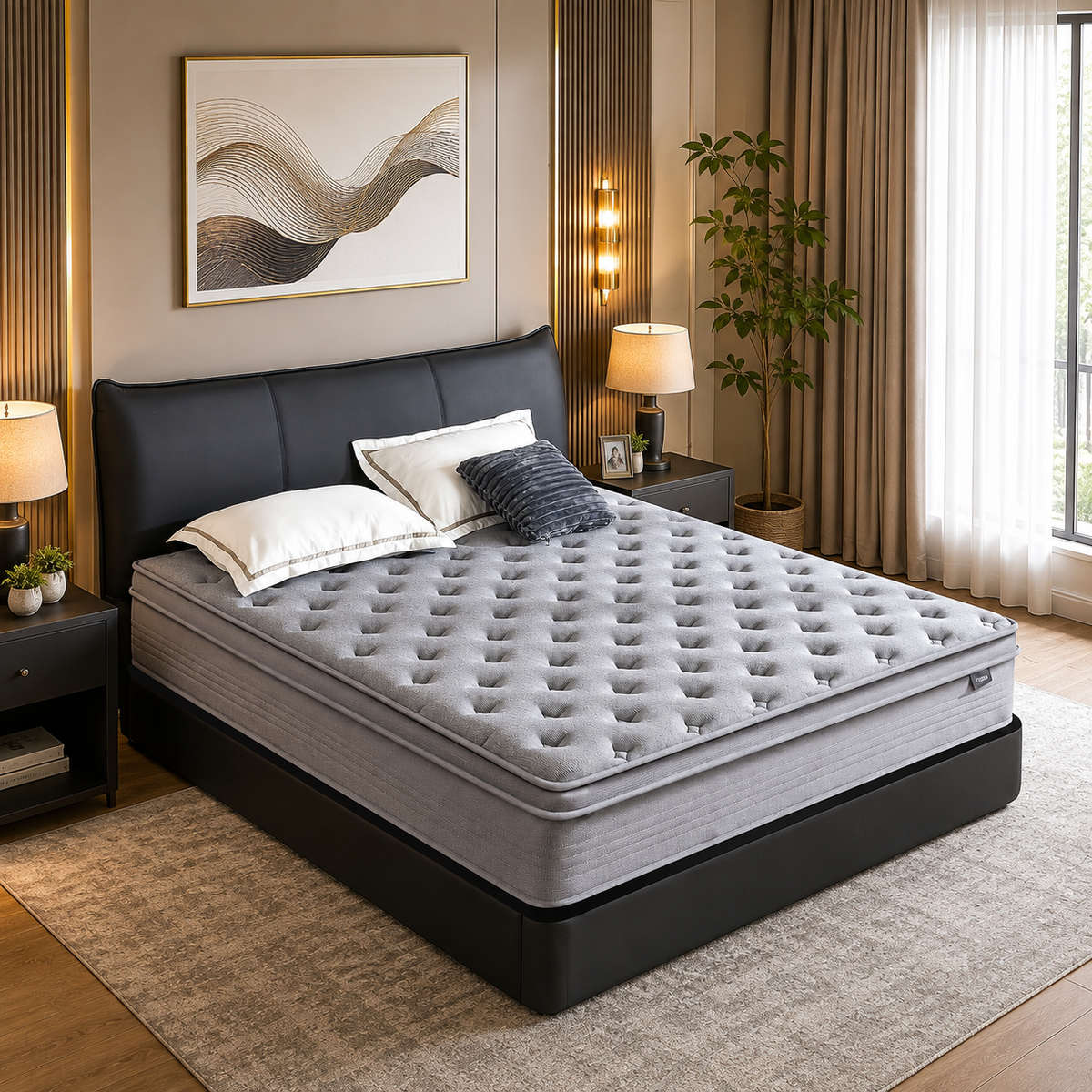 Memory Foam Hybrid Mattress – 10 Inch Breathable Mattress
