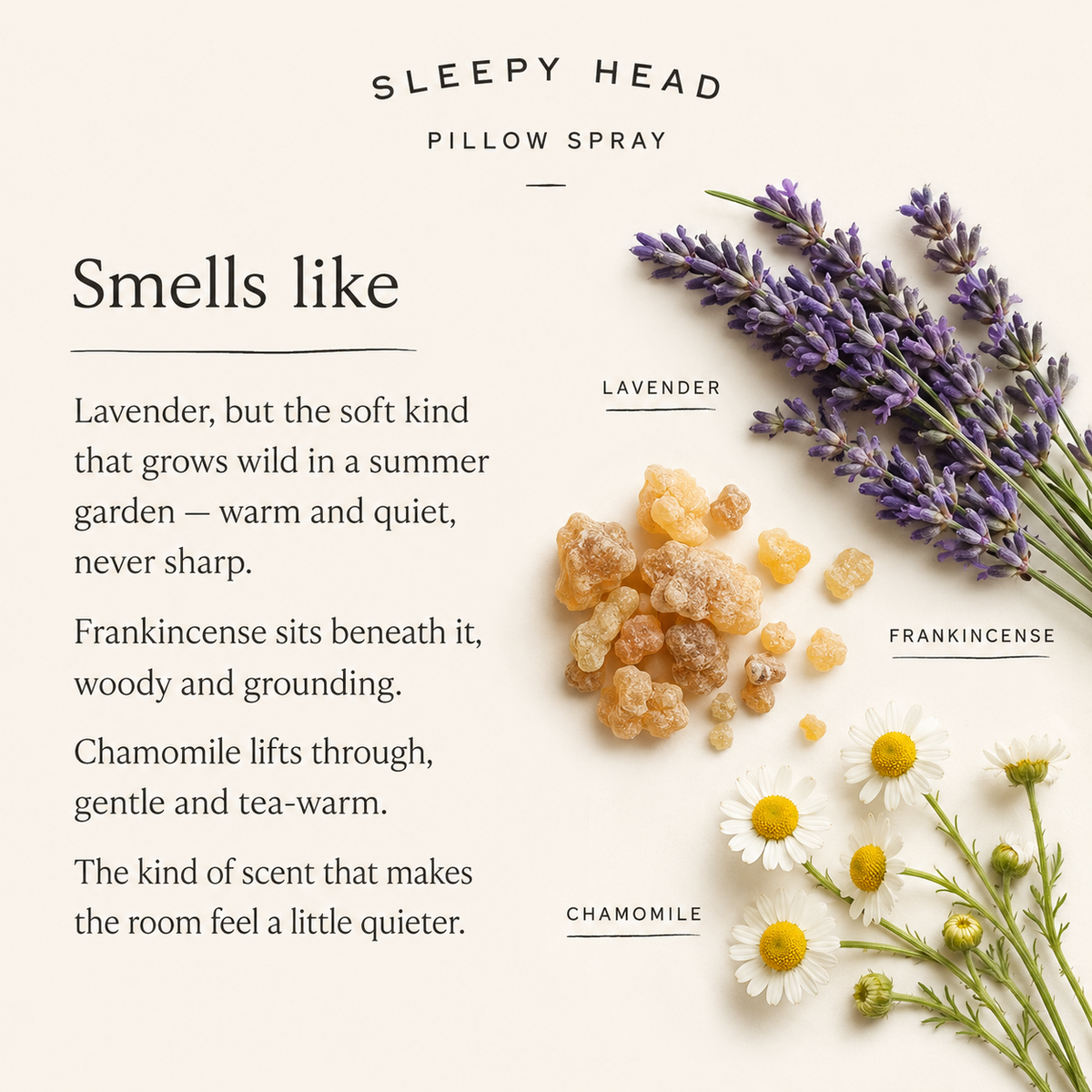 Sleepy Head Pillow Spray – Calming Bedtime Room Spray