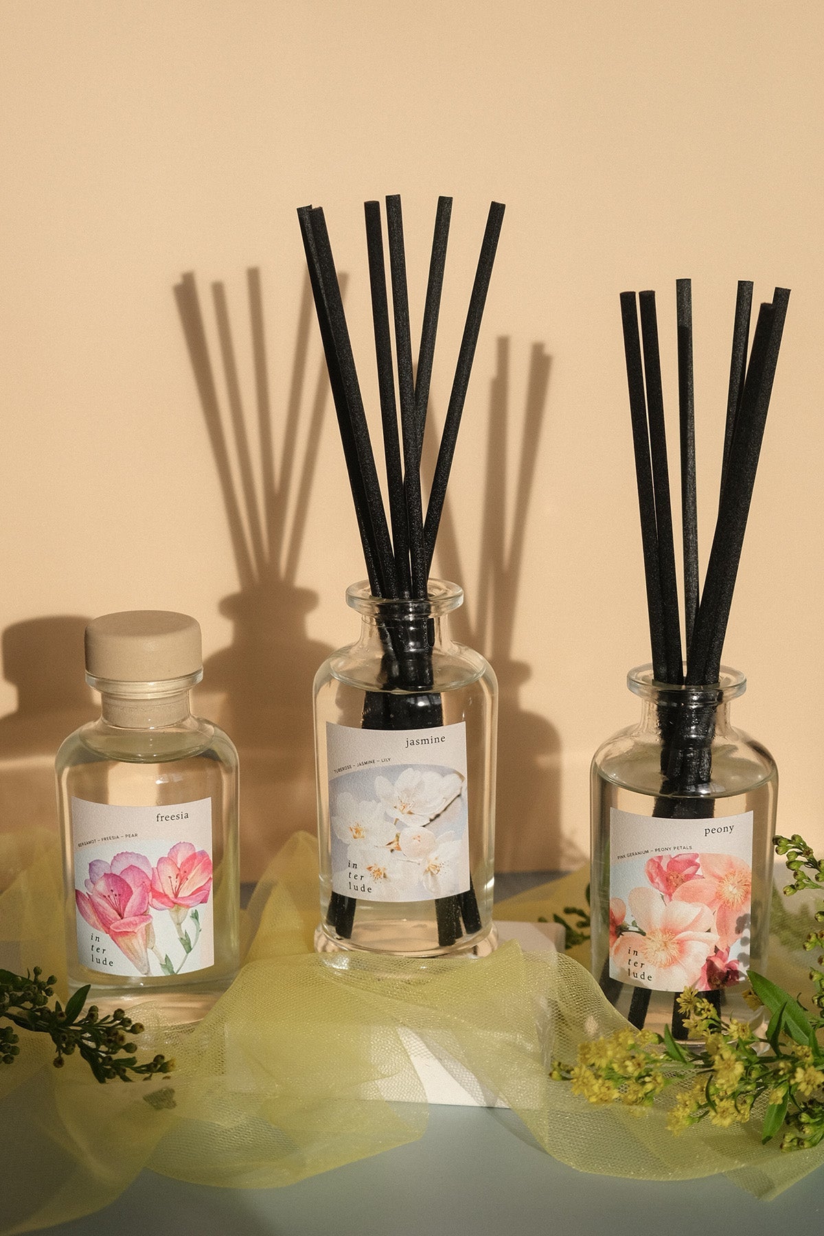 Floral Reed Diffuser – Home Fragrance in Five Scents