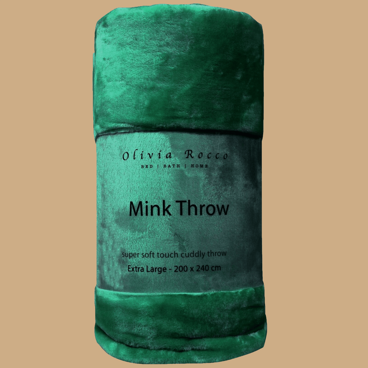 Faux Fur Throw Blanket – Extra Large Velvet-Touch Sofa Throw