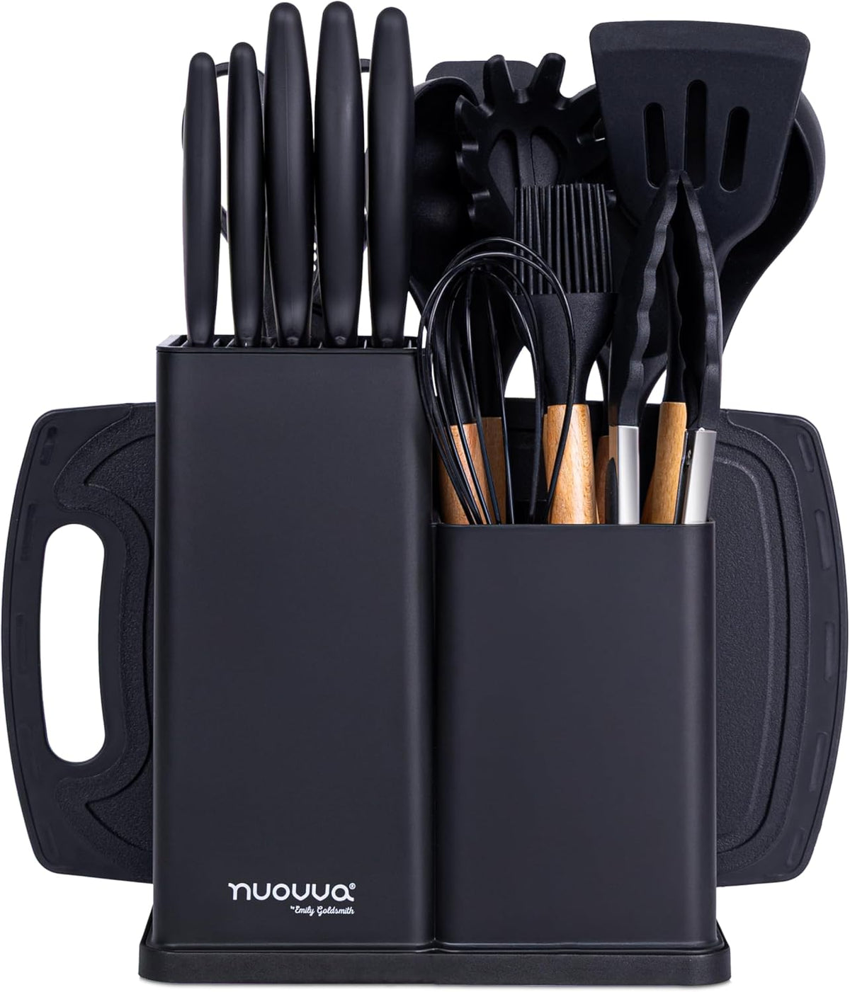 Kitchen Utensil & Knife Set – 17-Piece Set with Chopping Board