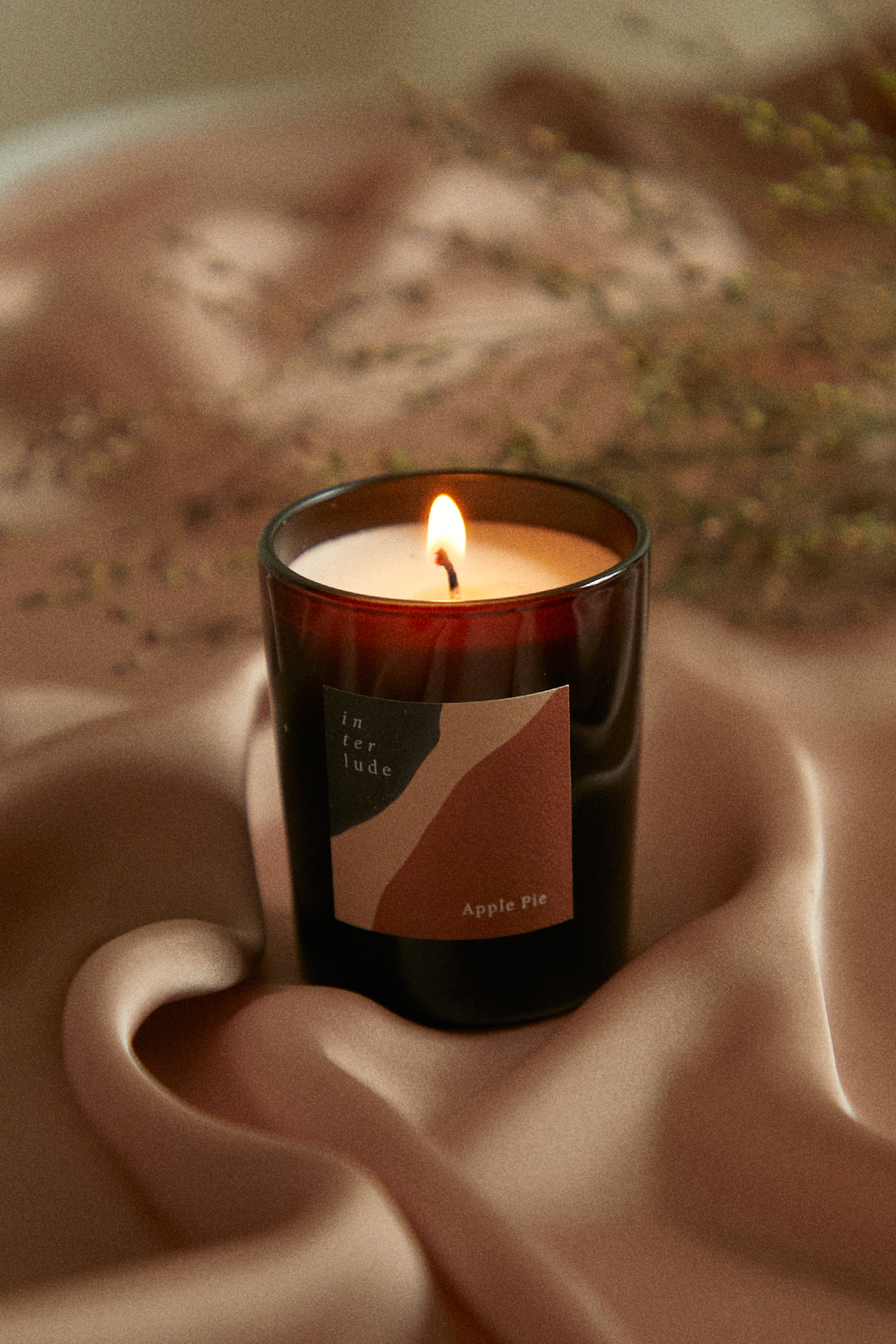 Apple Pie Scented Candle – Mini Spiced Autumn Candle