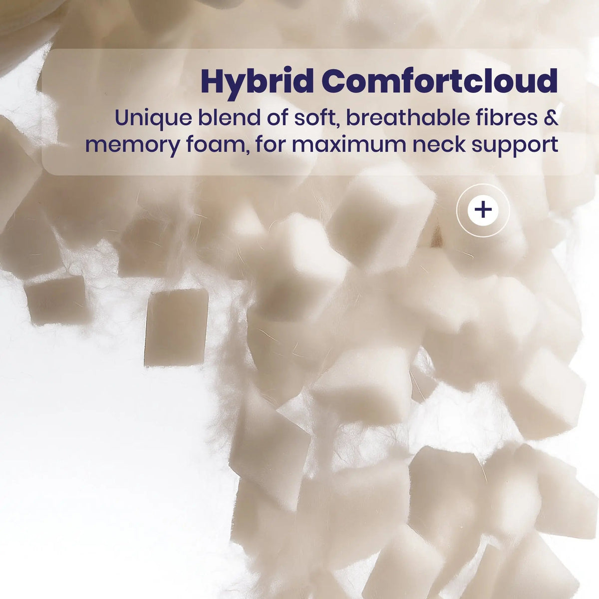 Adjustable Hybrid Pillow – Supportive Memory Foam Pillow
