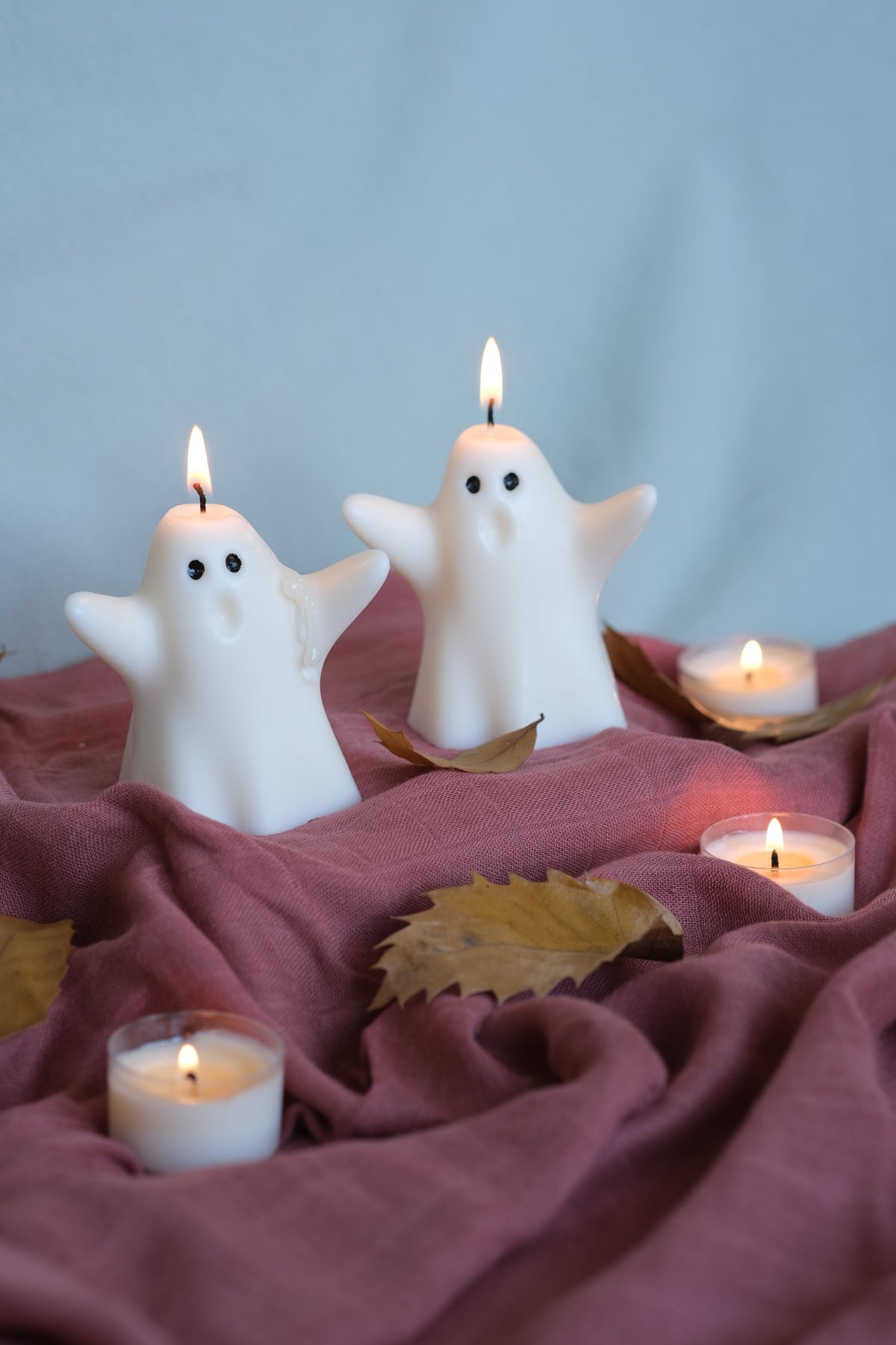 Ghost Candles – Handmade Soy Wax Halloween Candles