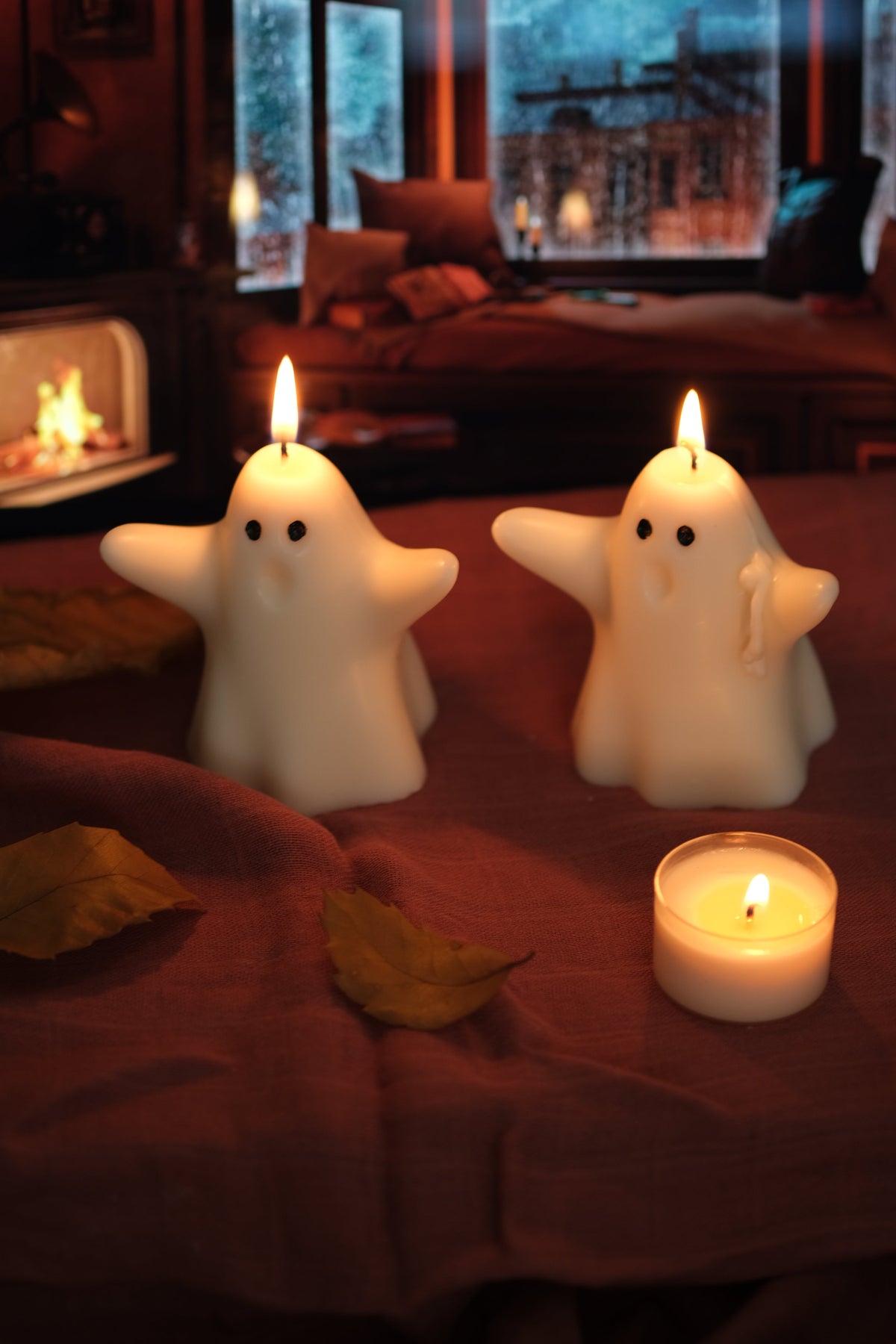 Ghost Candles – Handmade Soy Wax Halloween Candles