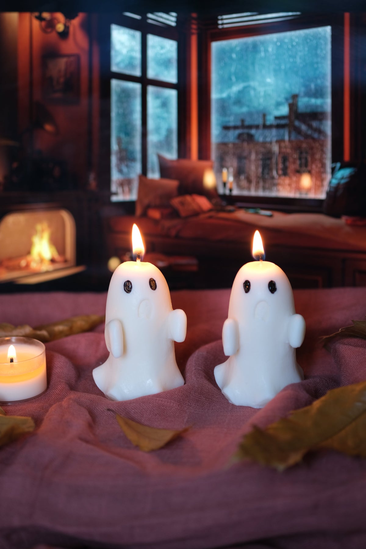 Ghost Candles – Handmade Soy Wax Halloween Candles