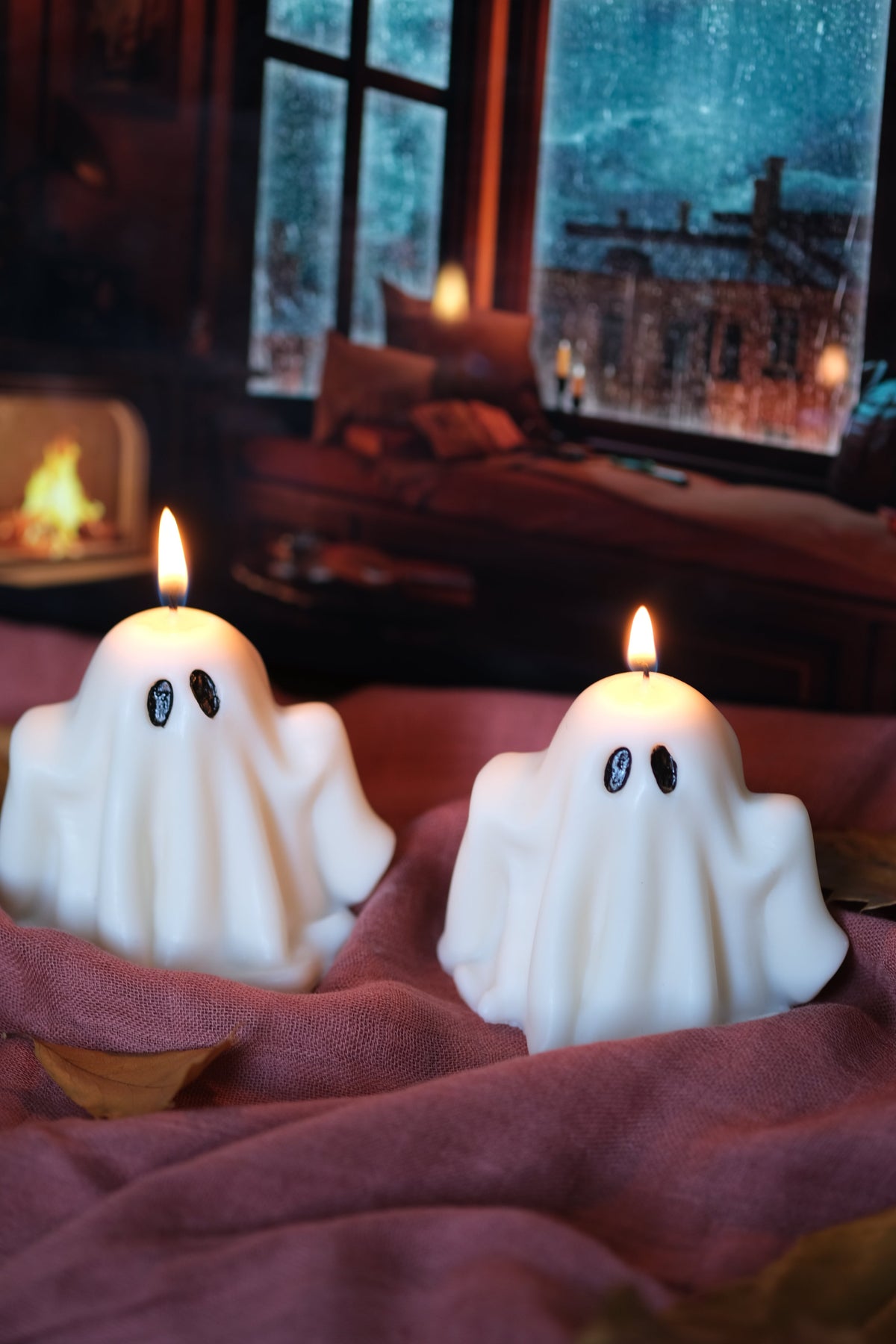 Ghost Candles – Handmade Soy Wax Halloween Candles