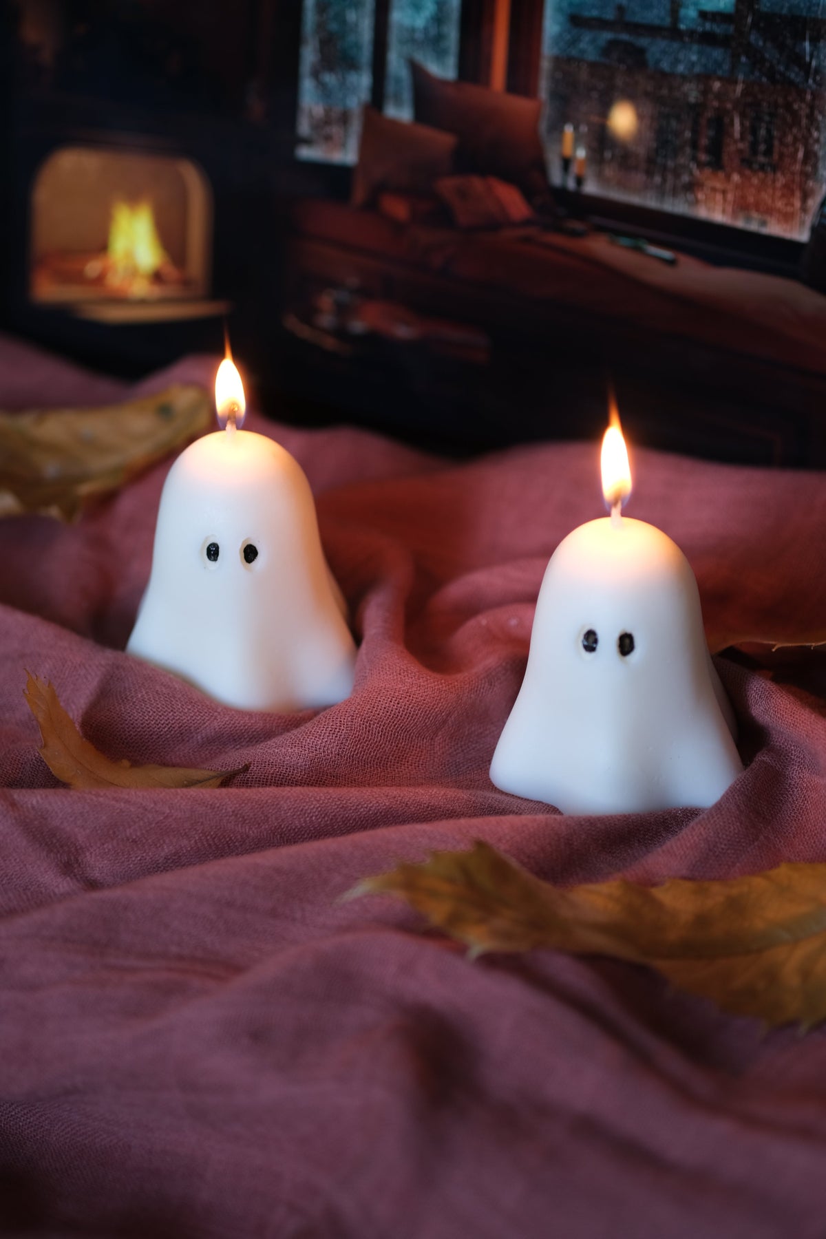 Ghost Candles – Handmade Soy Wax Halloween Candles