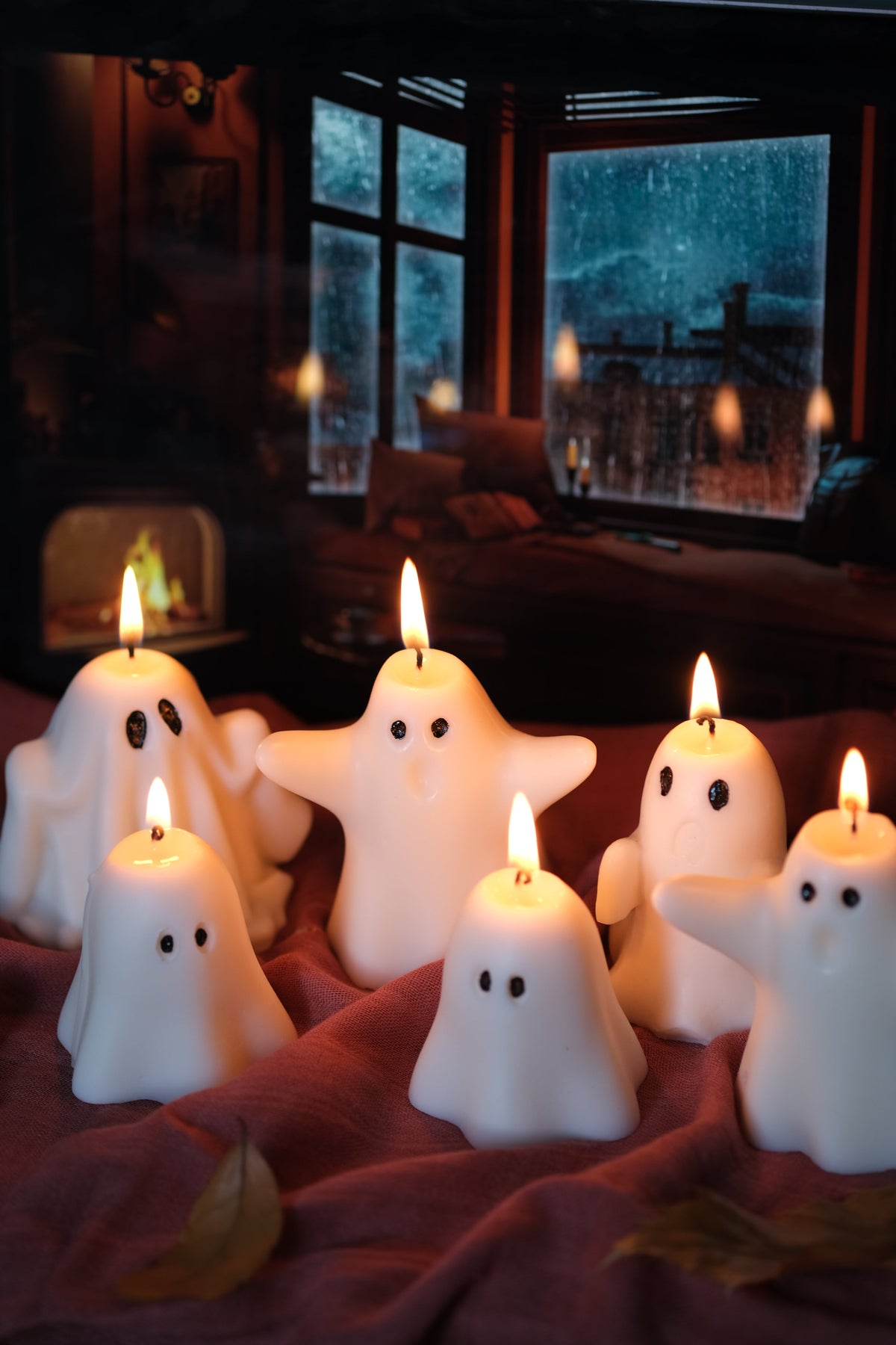 Ghost Candles – Handmade Soy Wax Halloween Candles
