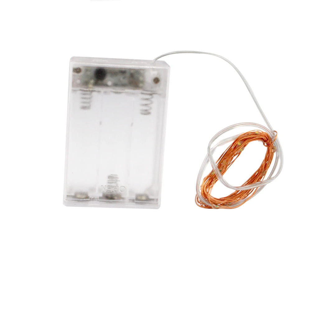 Warm White Fairy Lights – Battery Copper Wire String Lights