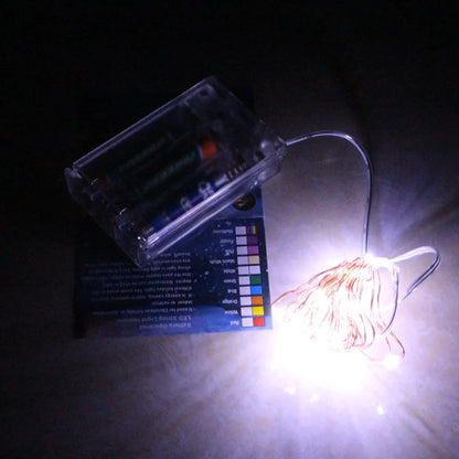 Warm White Fairy Lights – Battery Copper Wire String Lights