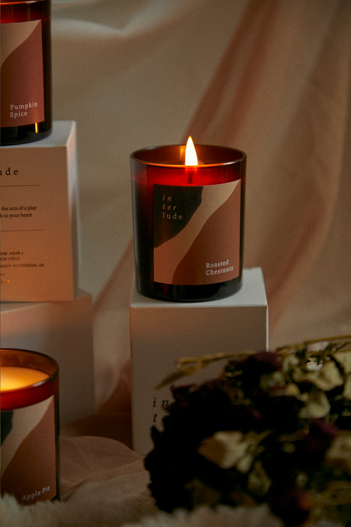 Roasted Chestnut Scented Candle – Warm Spiced Winter Candle