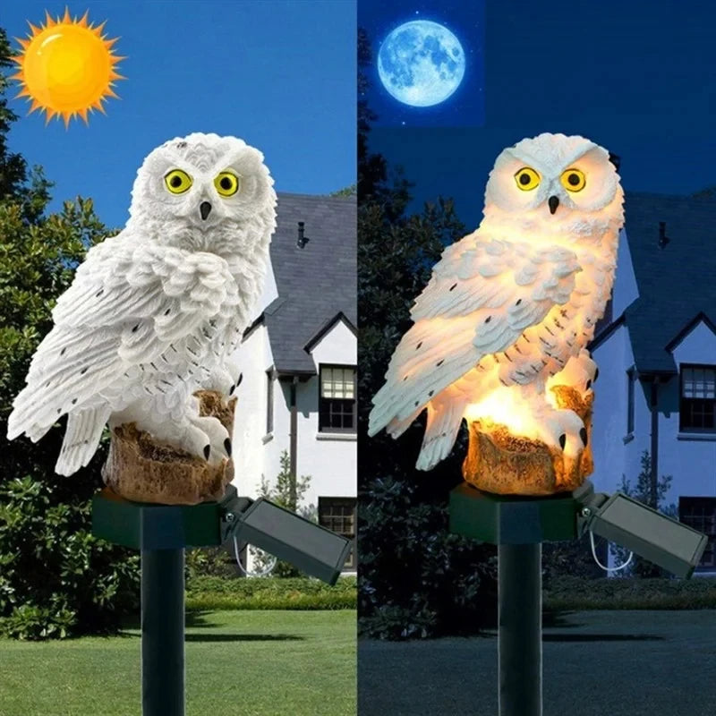 Solar Owl Garden Light – Outdoor LED Pathway Stake Lamp
