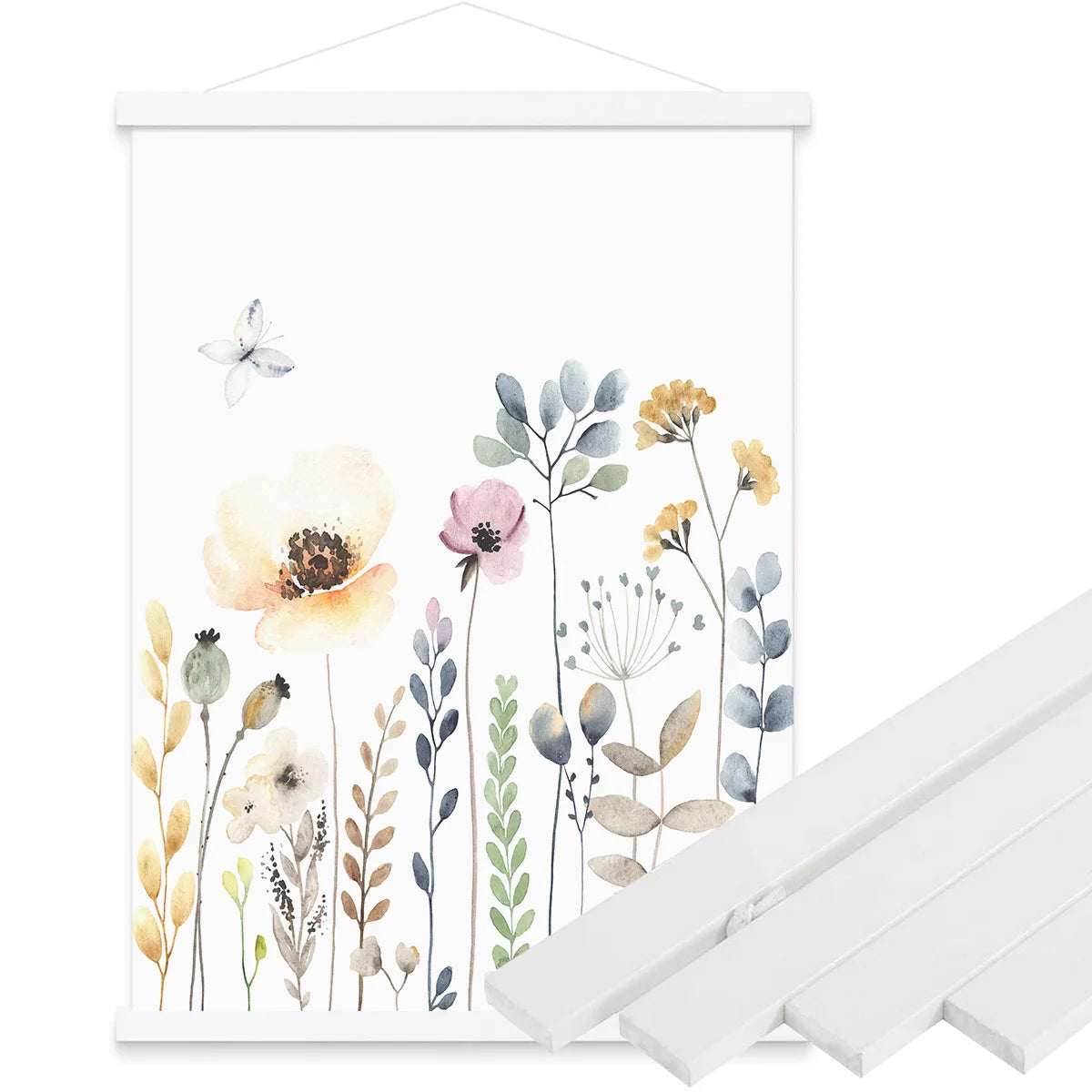 Magnetic Wooden Poster Hanger – Solid Wood Print Frame
