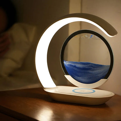Quicksand Table Lamp – Moving Sand Art LED Night Light