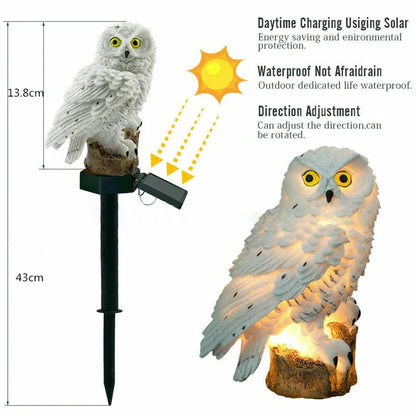 Solar Owl Garden Light – Outdoor LED Pathway Stake Lamp