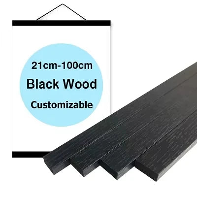 Magnetic Wooden Poster Hanger – Solid Wood Print Frame