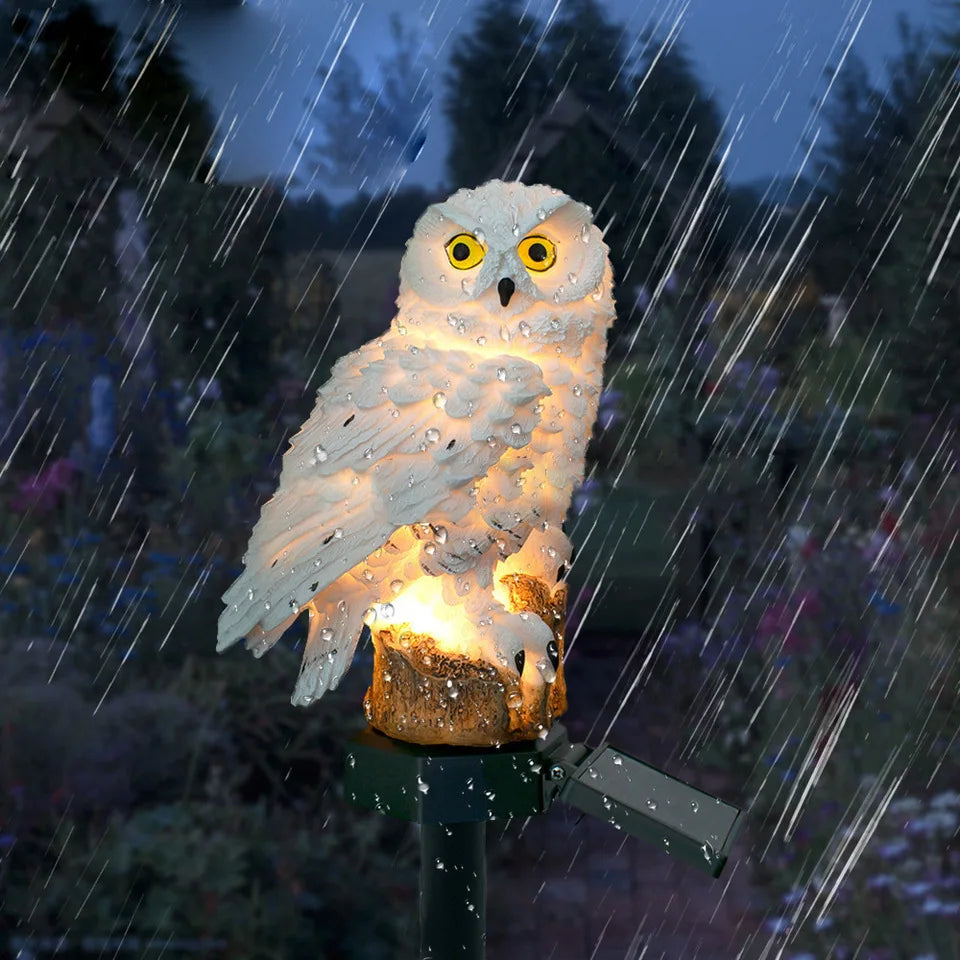 Solar Owl Garden Light – Outdoor LED Pathway Stake Lamp