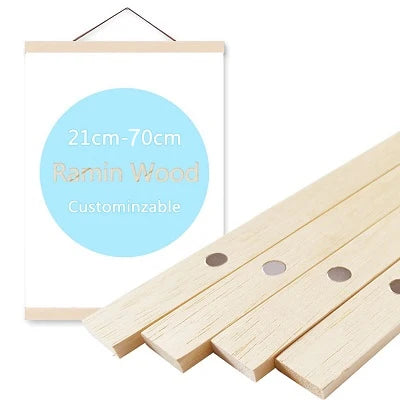 Magnetic Wooden Poster Hanger – Solid Wood Print Frame