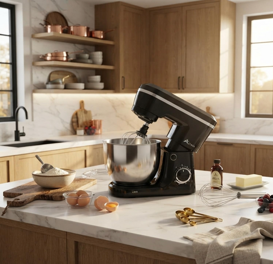 5L Stand Mixer – 1500W Kitchen Mixer with Steel Bowl