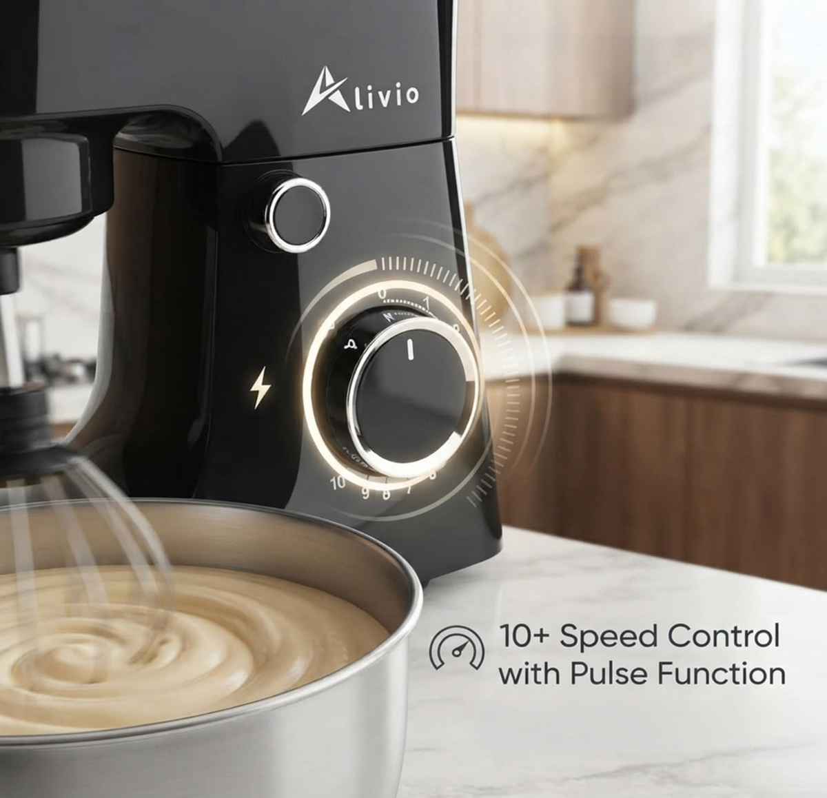 5L Stand Mixer – 1500W Kitchen Mixer with Steel Bowl