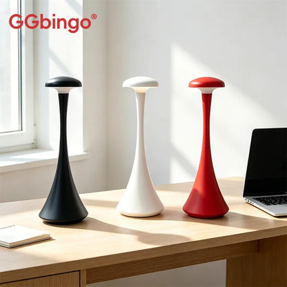 Mushroom Table Lamp – Rechargeable Cordless Touch Lamp